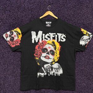 Misfits Fiend Club Pin-Up Girl Horror Punk Band T-Shirt 3XL